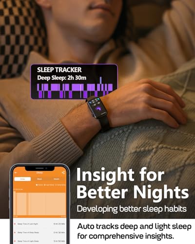 Health Fitness Tracker with Heart Rate, Blood Pressure & Sleep Monitor