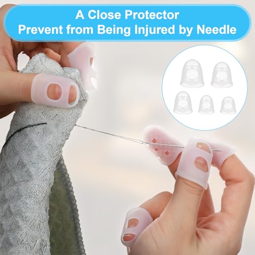 Silicone Guitar Finger Covers - 50 Pcs Anti-Slip & Breathable - Transparent