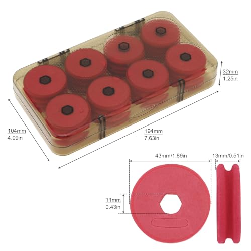 16pcs Fishing Foam Spools & Board - Fishing Line Organizer