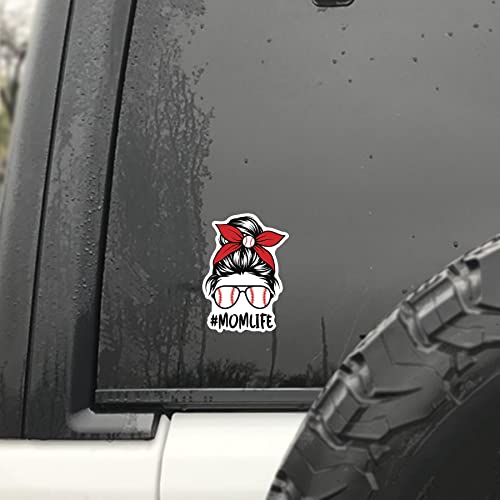 Baseball Mom Life Decals - American Flag Sunglasses - 2 Pack