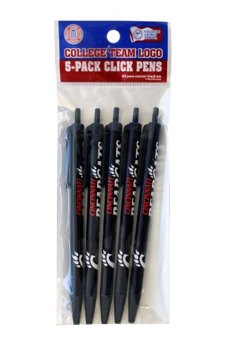 Cincinnati Bearcats Disposable Click Pens - Pack of 5