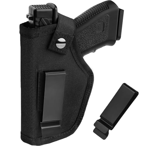 IWB/OWB Pistol Holster for Men & Women - Classic Black