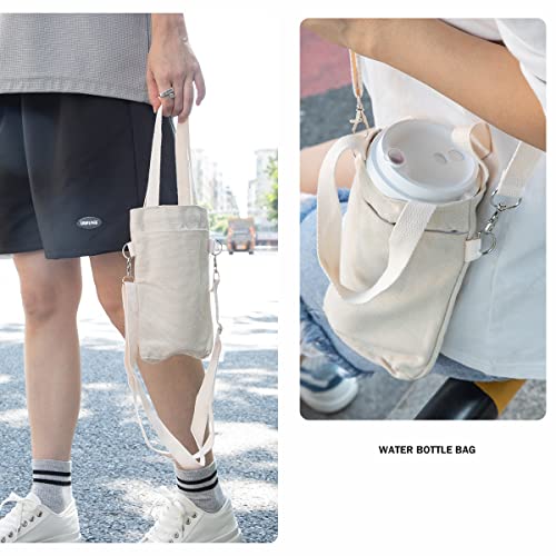 Insulated Water Bottle Carrier Bag - Portable Tote with Handle