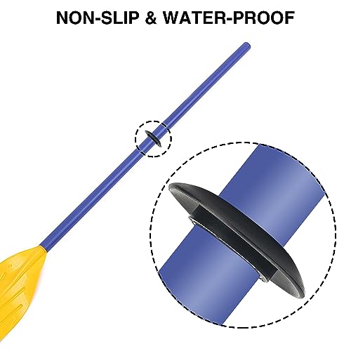 Universal Kayak Paddle Drip Rings - 6 Pack Rubber Canoe Paddle Accessories