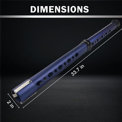 Nogcay Blue Golf Ball Picker Upper Aluminum 20-Ball Retriever Shagger