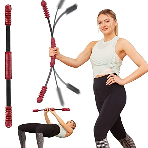 HOTWAVE Elastic Fitness Bar Red – Shoulder & Core Strength Training