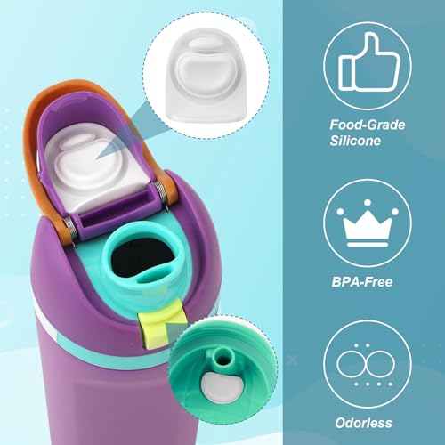 Replacement Stoppers & Sealing Rings for Owala FreeSip - White