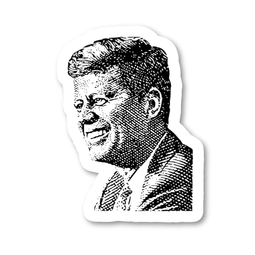 JFK Historic Stickers Pack - Vinyl Decals 2.5, 3 & 4 Inch