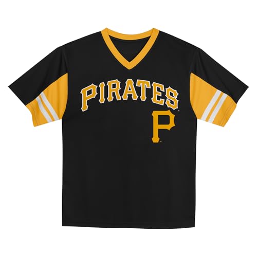Toddler Baseball Fashion Jersey - Pittsburgh Pirates - Black, 2T-4T