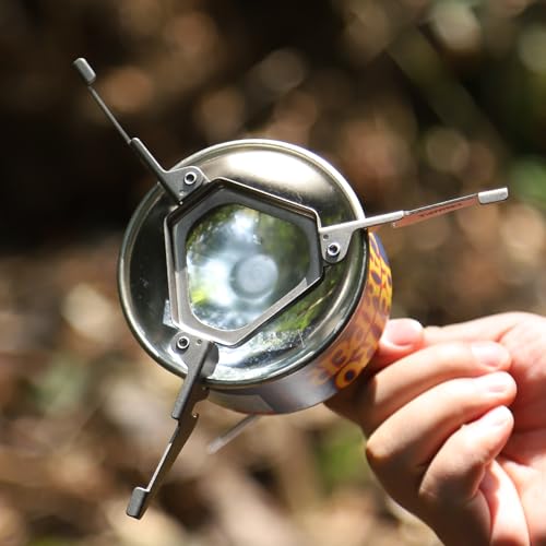 Fire-Maple Titanium Gas Canister Stand - Lightweight Camping Stove Stabilizer