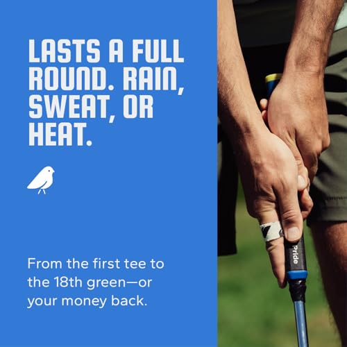4-Way Stretch Golf Sports Tape - Waterproof Finger Protection, 110 Pre-Cut Strips