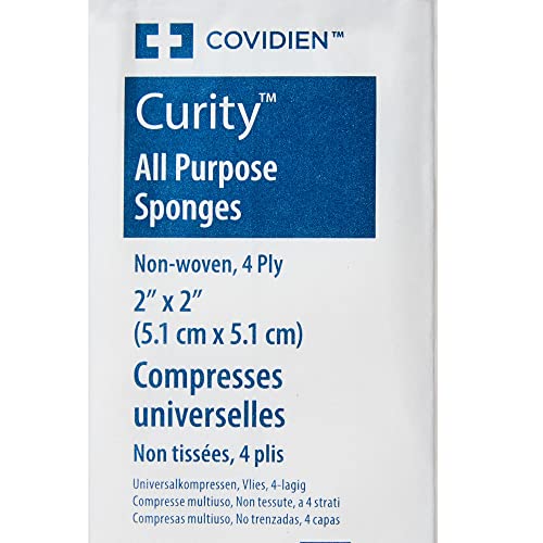 All-Purpose Non-Woven Sponge 2" x 2" - Pack of 200