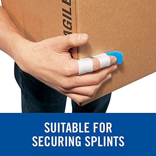 Durable Cloth Medical Tape, 1in x 10yds, 2 Rolls - Strong Adhesive for Wound Dressing