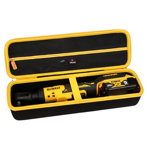 Mchoi Hard Portable Case Fits for DEWALT ATOMIC 20V MAX* Cordless Ratchet (DCF513B)/ (DCF510B), Case Only