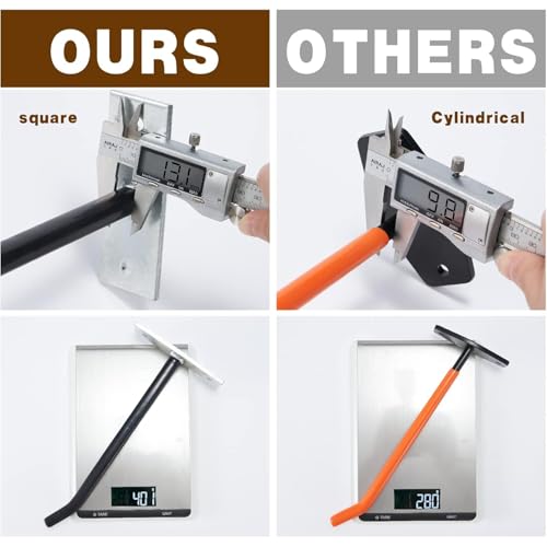 Sinoer 4PCS Garage Hooks Tire Storage System,Wall Mount Hooks with Metal Screws and Anchors - Tire/Rim Holder for Car £¬Black