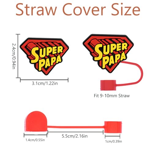 Multicolor Silicone Reusable Straw Covers - 8 Pack for Tumblers