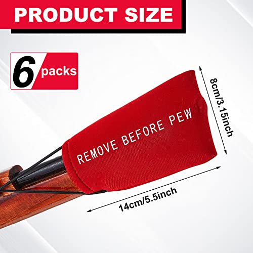 Airsoft Barrel Cover - 6 Pcs Red Paintball Marker Accessories