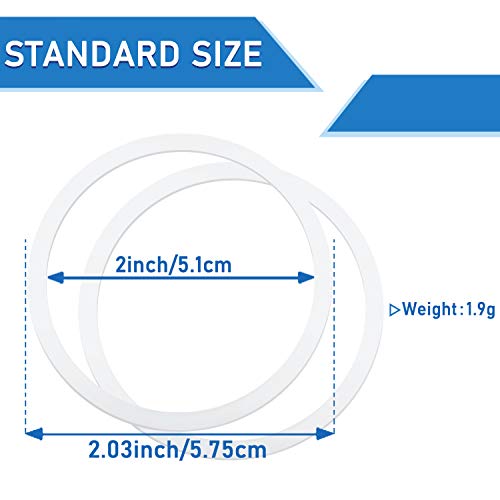 9-Piece Silicone Replacement Gasket Seals for Wide Mouth Bottles