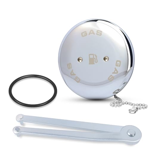 Boat Gas Cap for Perko 1-1/2" Angled Neck Vented Fuel Fill Replacement