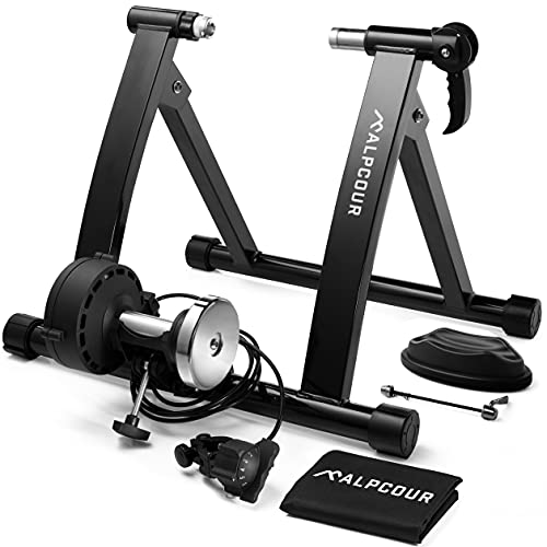 Bike Trainer Stand for Indoor Riding - Portable Magnetic Resistance