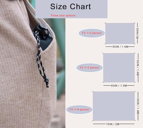 Pocket Blanket, Compact Blanket for Picnic, Beach, Festival
