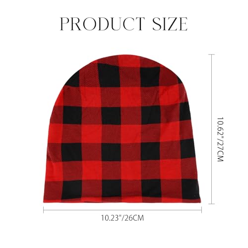 Slouchy Beanie for Women - Soft Cotton Stretch Skull Cap