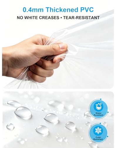 Clear Backpack for Stadium Events - 12x8x4 Transparent Bag - Black