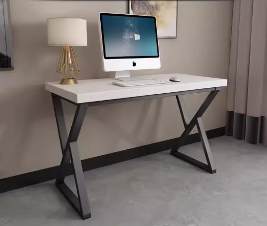 HEONITURE Desk Legs 28" Triangle Shape Table Legs Iron Bench Legs Dining Table Legs Industrial Dining Table, Rustic Decor Table Legs(28” Height 18” Wide, Set of 2)(B)