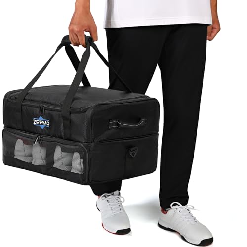 Golf Trunk Organizer with Dual-Layer Car Storage and Removable Panels