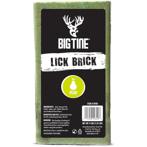 Deer Lick Brick - 4 lb Pear-Scented Wildlife Attractant