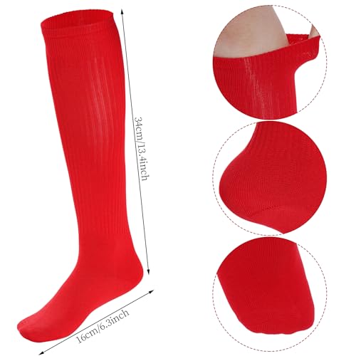 Youth Baseball Socks and Belt Combo Set - Red