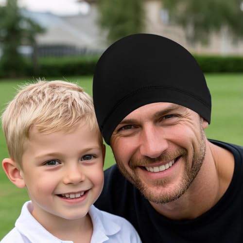 8-Pack Cooling Skull Cap Set - Lightweight Sweat Wicking Liner Hats
