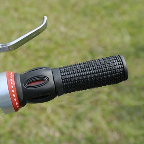 Mountain Bike Handlebar Grips - Non-Slip Rubber, 20x74mm