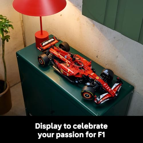 LEGO Technic Ferrari SF-24 F1 Model Car Kit - 1:8 Scale, 1362 Pieces