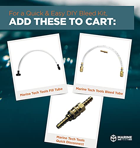 Marine Tech Tools Fill Tube, Seastar Hydraulic Steering Bleed Kit,