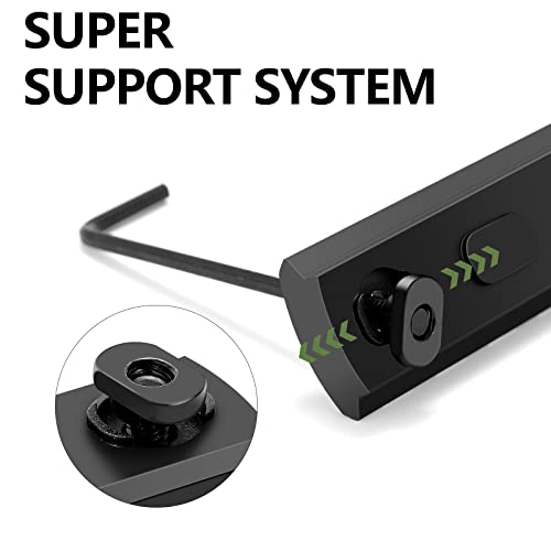 Aluminum Single-Sided Accessory Rail Set - Round Head