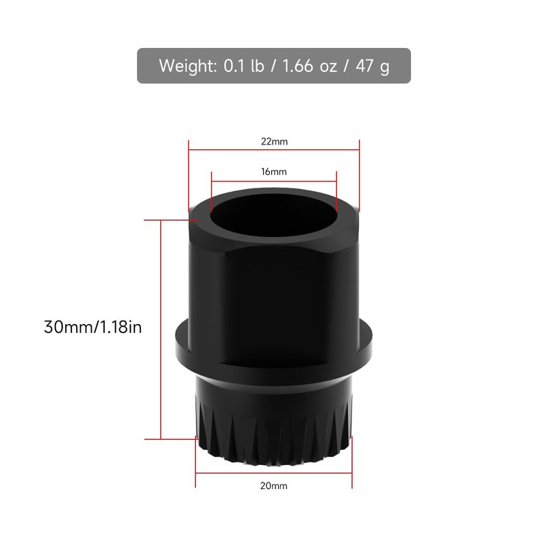 YaderJove Bicycle Ring Nut Tool for DT Swiss EXP Series Gear Bicycle Hub Locking Removal Rear Hub Repairing Tool (EXP Series Gear)