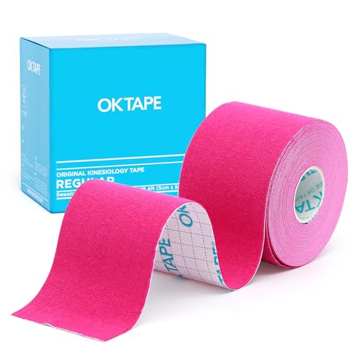 Kinesiology Tape - Regular 2in x 16.4ft Uncut Roll - Pink