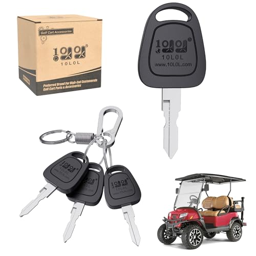 Golf Cart Keys 4-Pack for Club Car DS (1982-Up) & Precedent