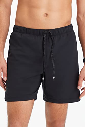 Fabletics Men's The One 7" Inseam Workout & Swim Shorts - Black, Large