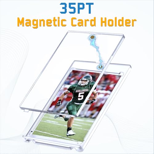 Magnetic Card Holder 10ct - UV Protection Hard Plastic Case for Trading Cards