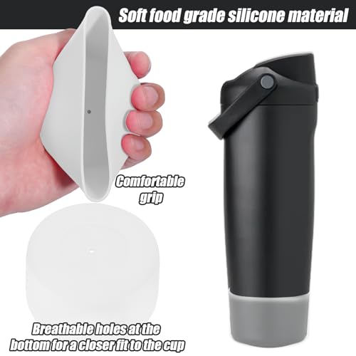 Protective Silicone Boot for Owala 30oz & 40oz Bottles - Translucent