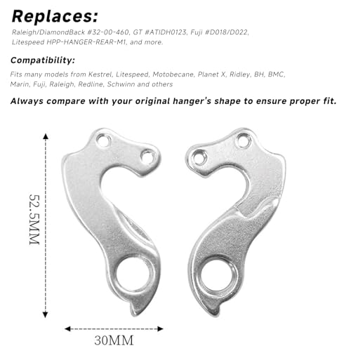 Bike Rear Derailleur Hanger 96 CNC Alloy Replacement for Road & Mountain Bikes