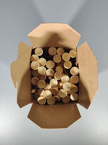 50 Bamboo Golf Tees with Fortune Messages - 2 3/4 Inch Tee Assortment