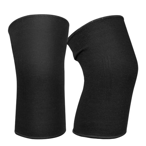 Knee Compression Sleeve - Medium Black Knee Brace Support