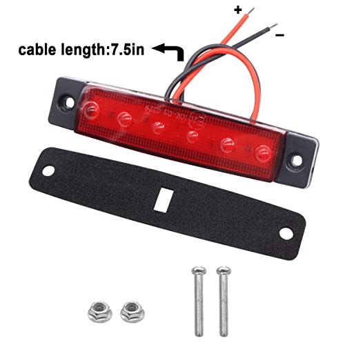 LED Boat Navigation Lights - Waterproof 120LM Stern Set for Yacht - 3PCS