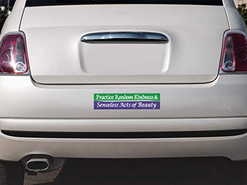 Practice Random Kindness and Senseless Acts of Beauty Bumper Sticker