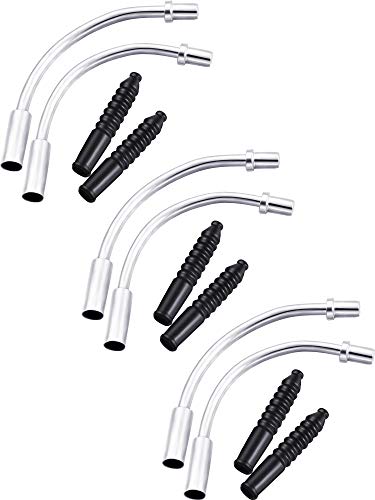 Bicycle Brake Noodles & Rubber Boots Set - 6 Pieces