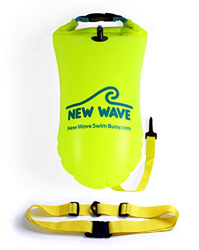 Open Water Swim Buoy - High Visibility Fluo Green 15L Float