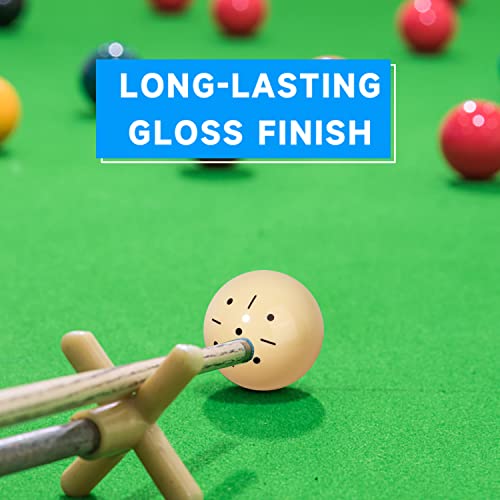 GSE Billiard Training Cue Ball Black Cross 2.25 Inch AAA-Grade Pool Practice Ball